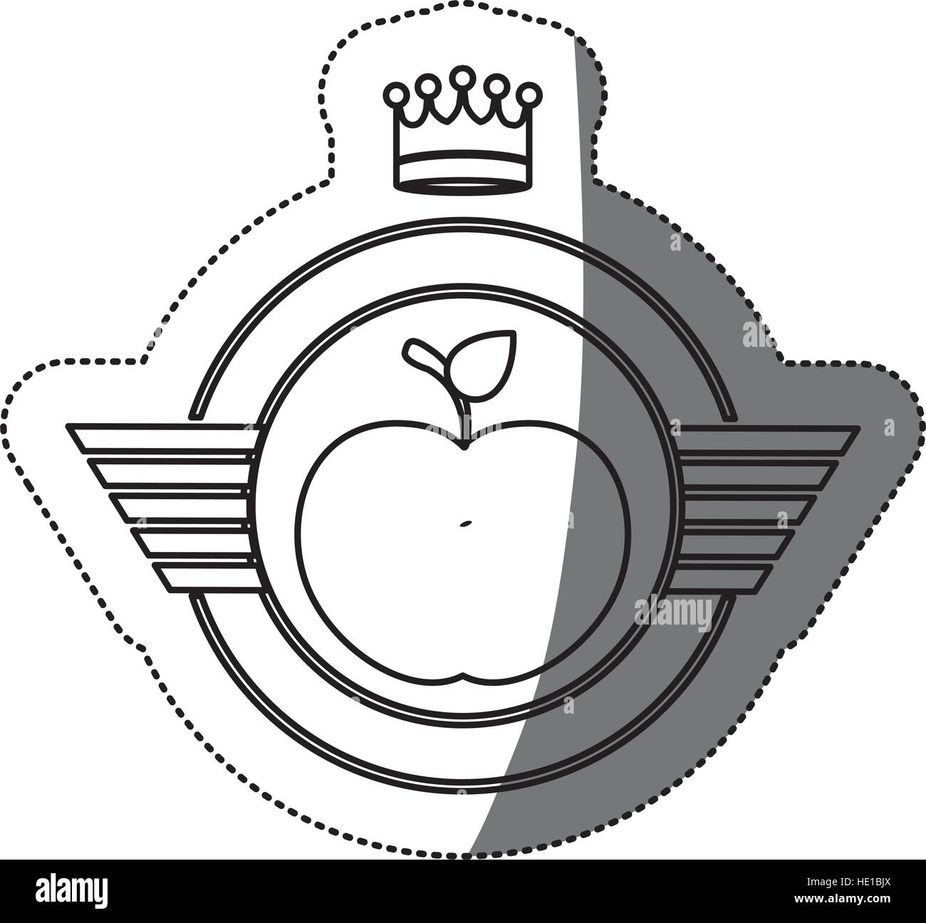 Isolated apple design Stock Vector Image & Art - Alamy