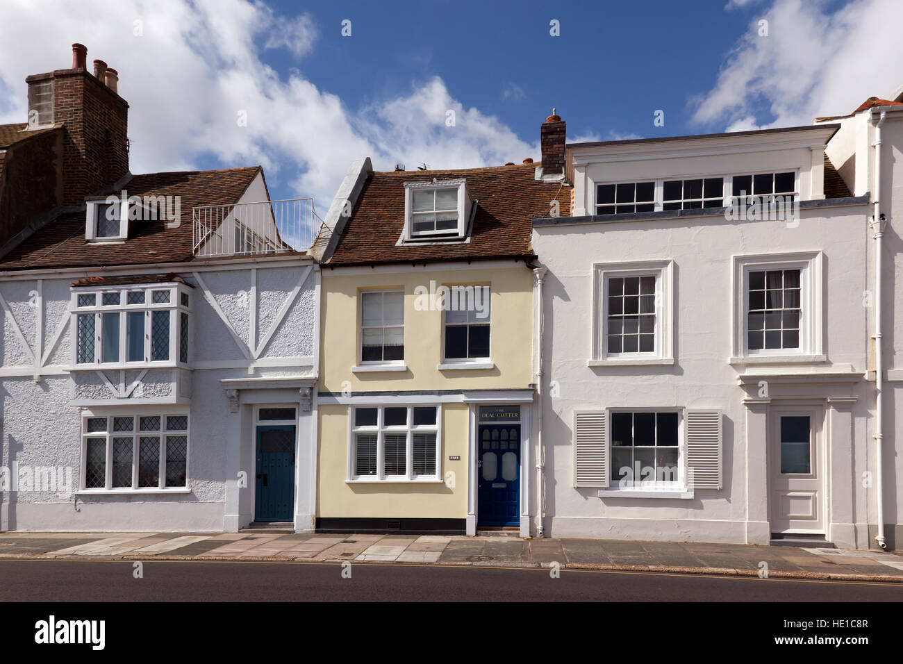 Period Sea Front Houses And Cottages On Beach Street Deal Kent