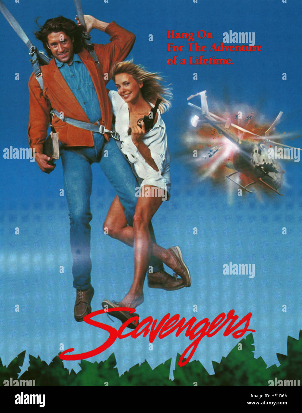 Scavengers, aka: Scavenger - Der Spion mit der Glut im Blut, USA 1987, Regie: Dee McLachlan, Darsteller: Kip Gilman, Brenda Bakke Stock Photo