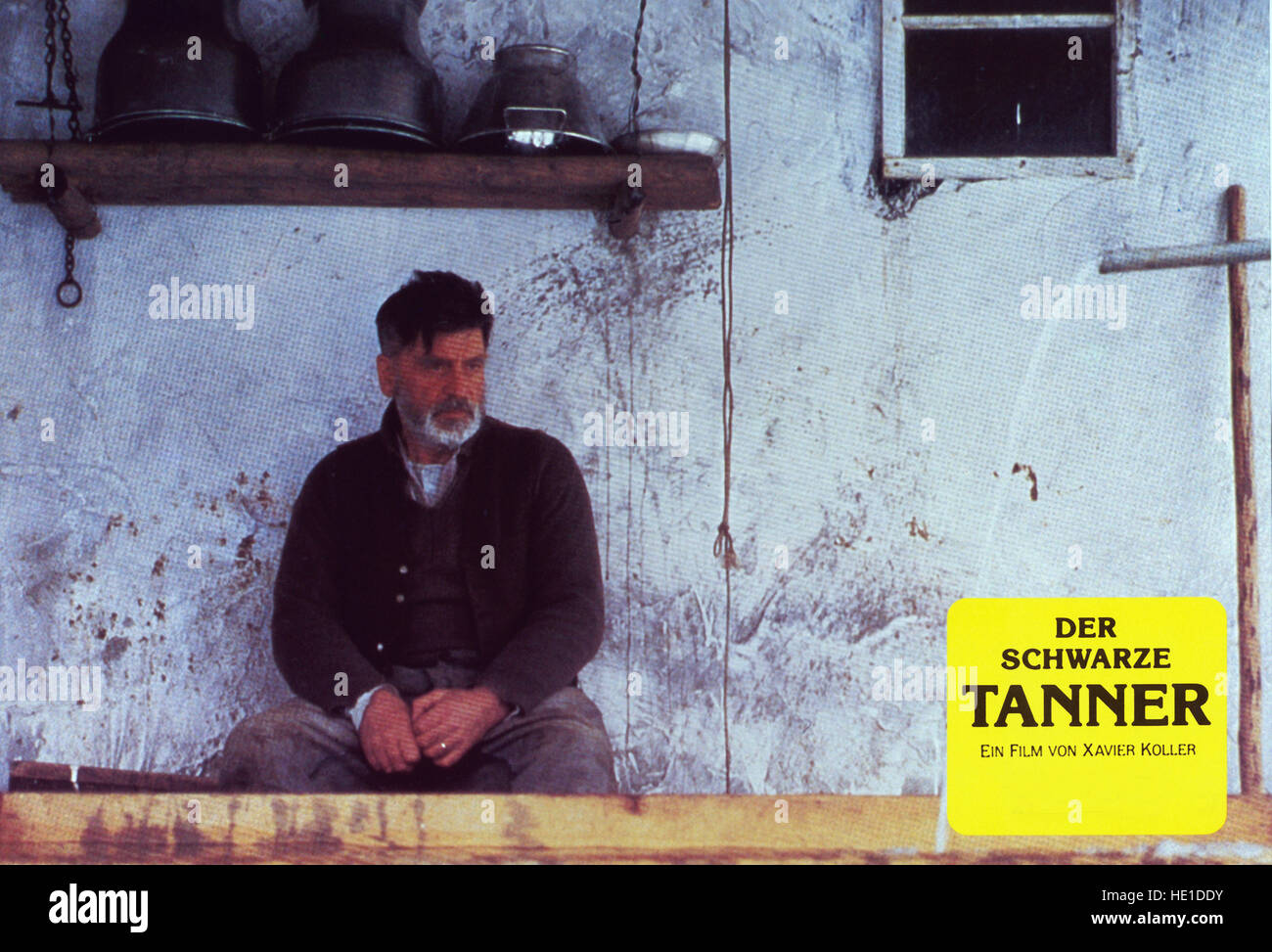 Der schwarze Tanner, Deutschland 1985, Regie: Xavier Koller, Darsteller: Otto Mächtlinger Stock Photo