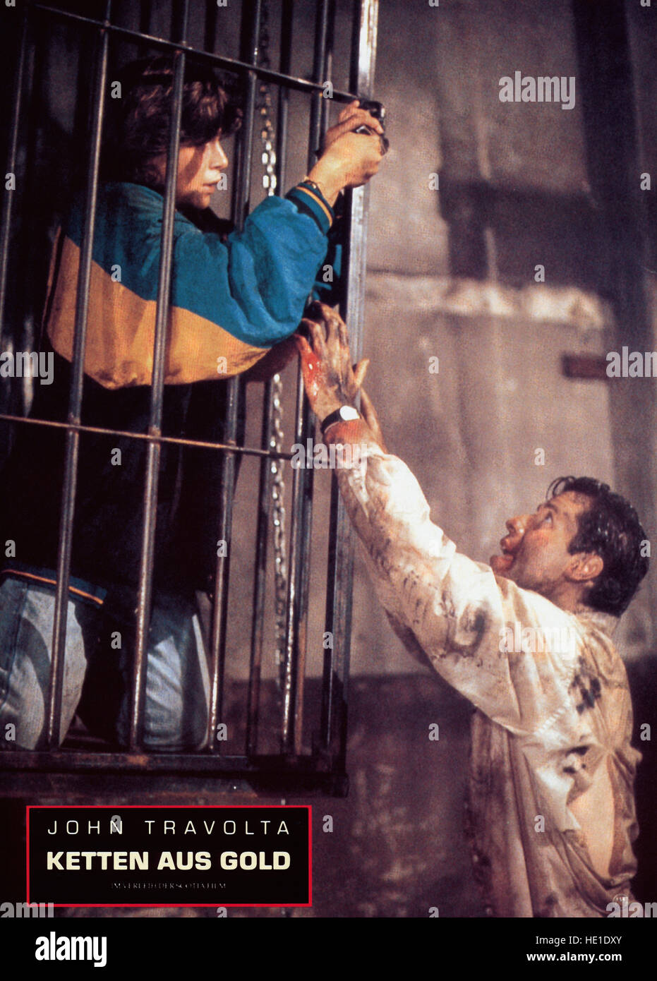 Chains Of Gold, aka: Ketten aus Gold, aka: Gewalt der Straße, USA 1991, Regie: Rod Holcomb, Darsteller: Joey Lawrence (links), John Travolta Stock Photo
