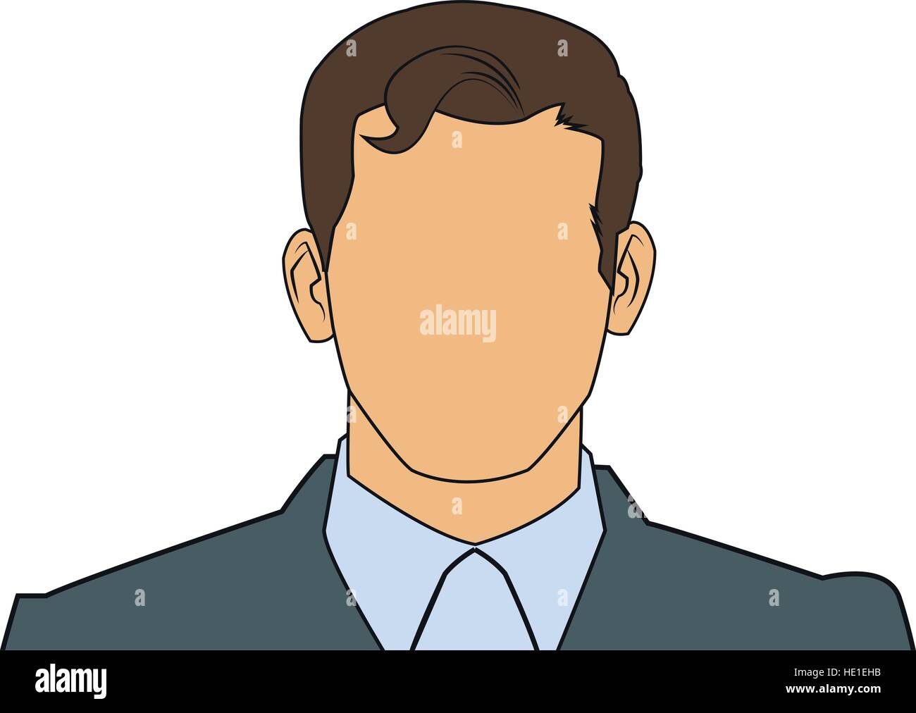 Isolated man with suit design Stock Vector Image & Art - Alamy