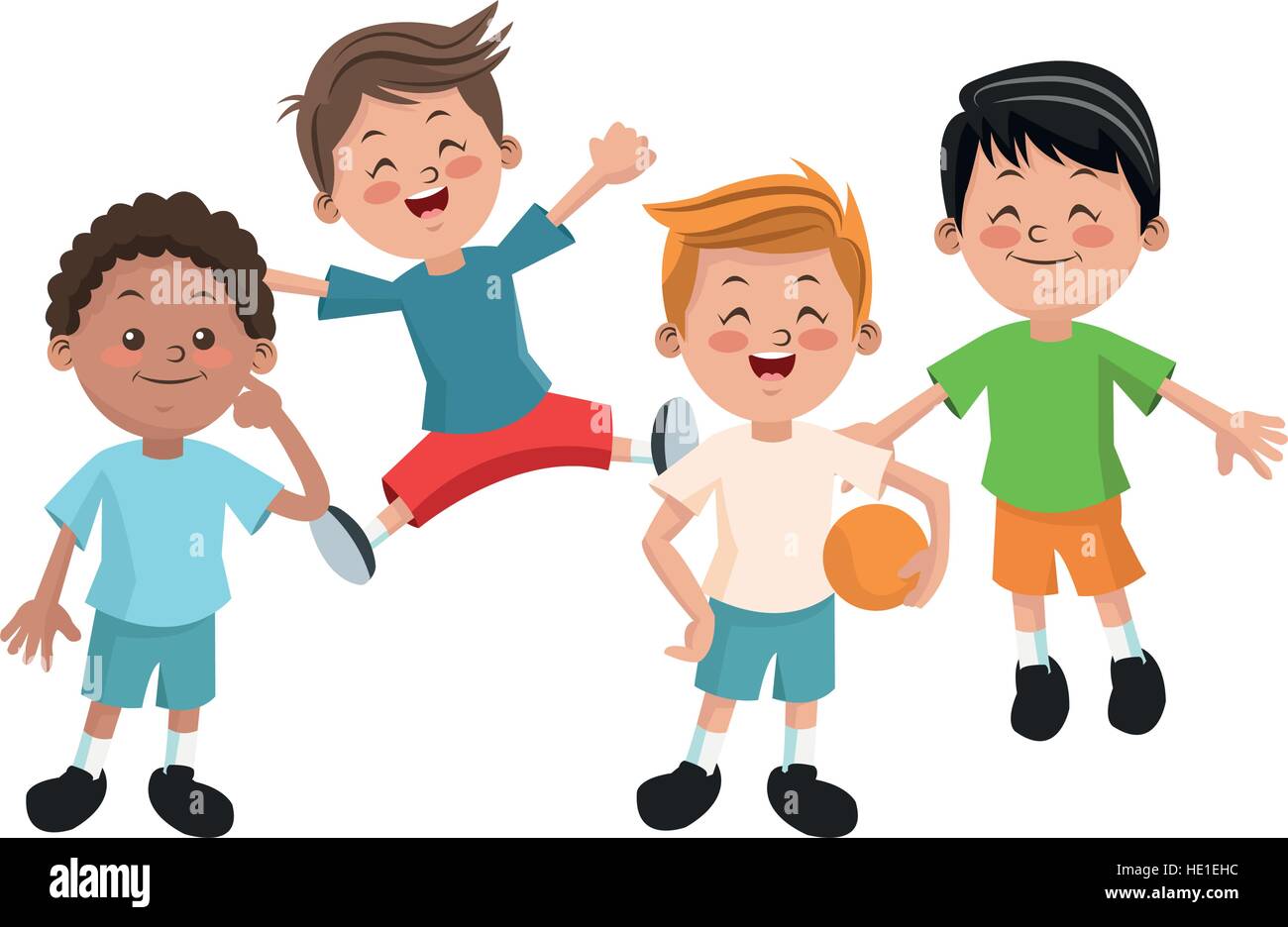 Isolated boys cartoons design Stock Vector Image & Art - Alamy
