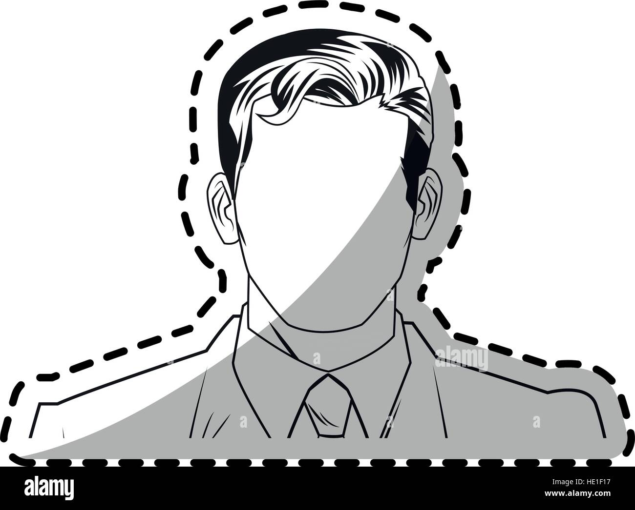 Isolated man with suit design Stock Vector Image & Art - Alamy