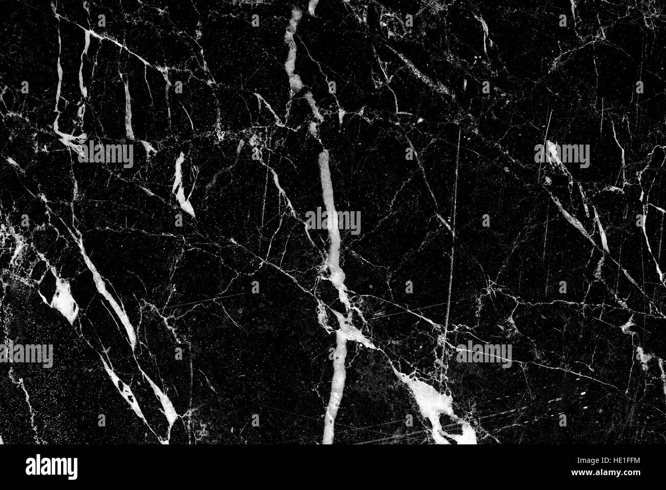 black and white marble pattern texture Stock Photo