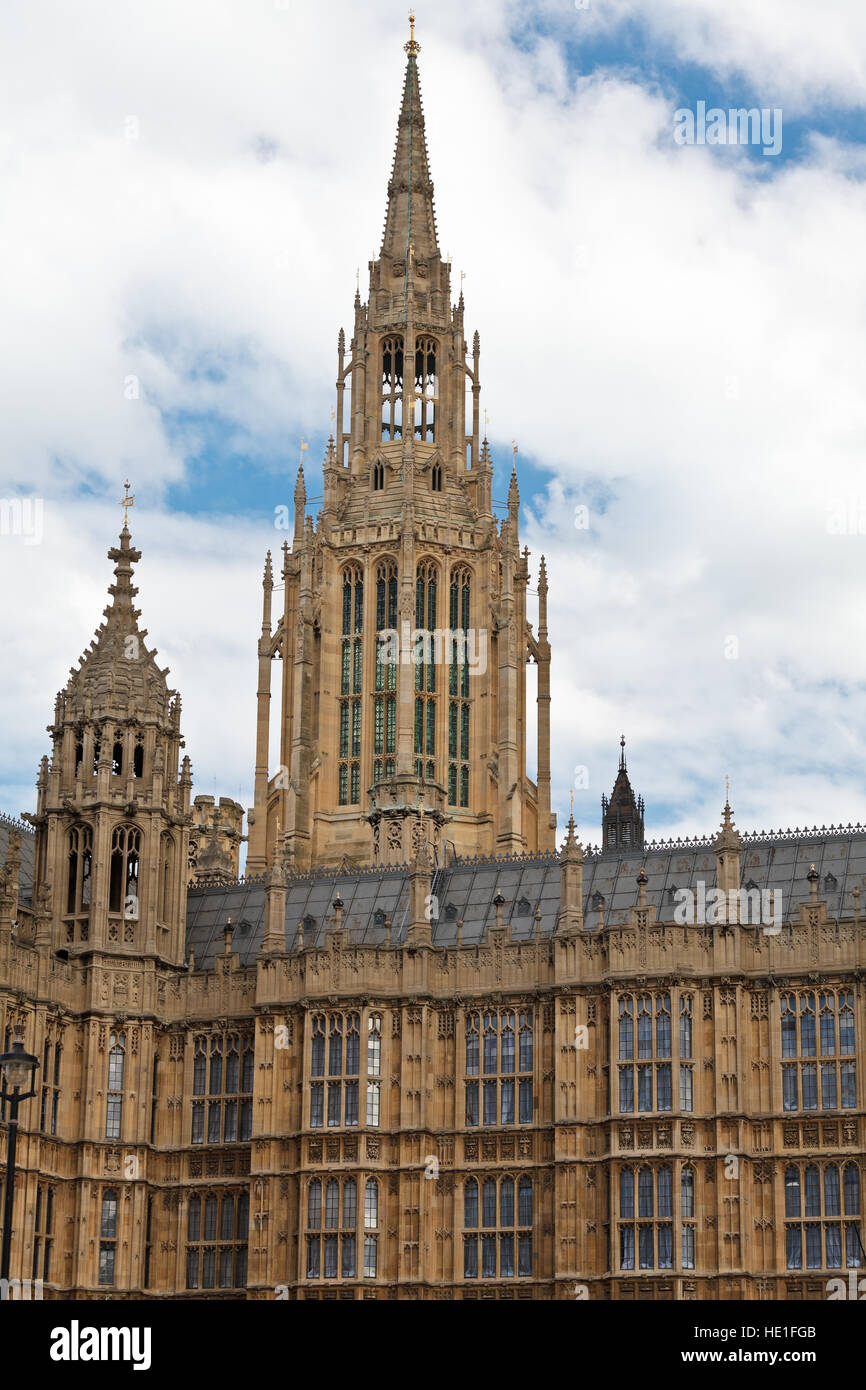 Central Tower of the Palace of Westminster (Houses of Parliament) in