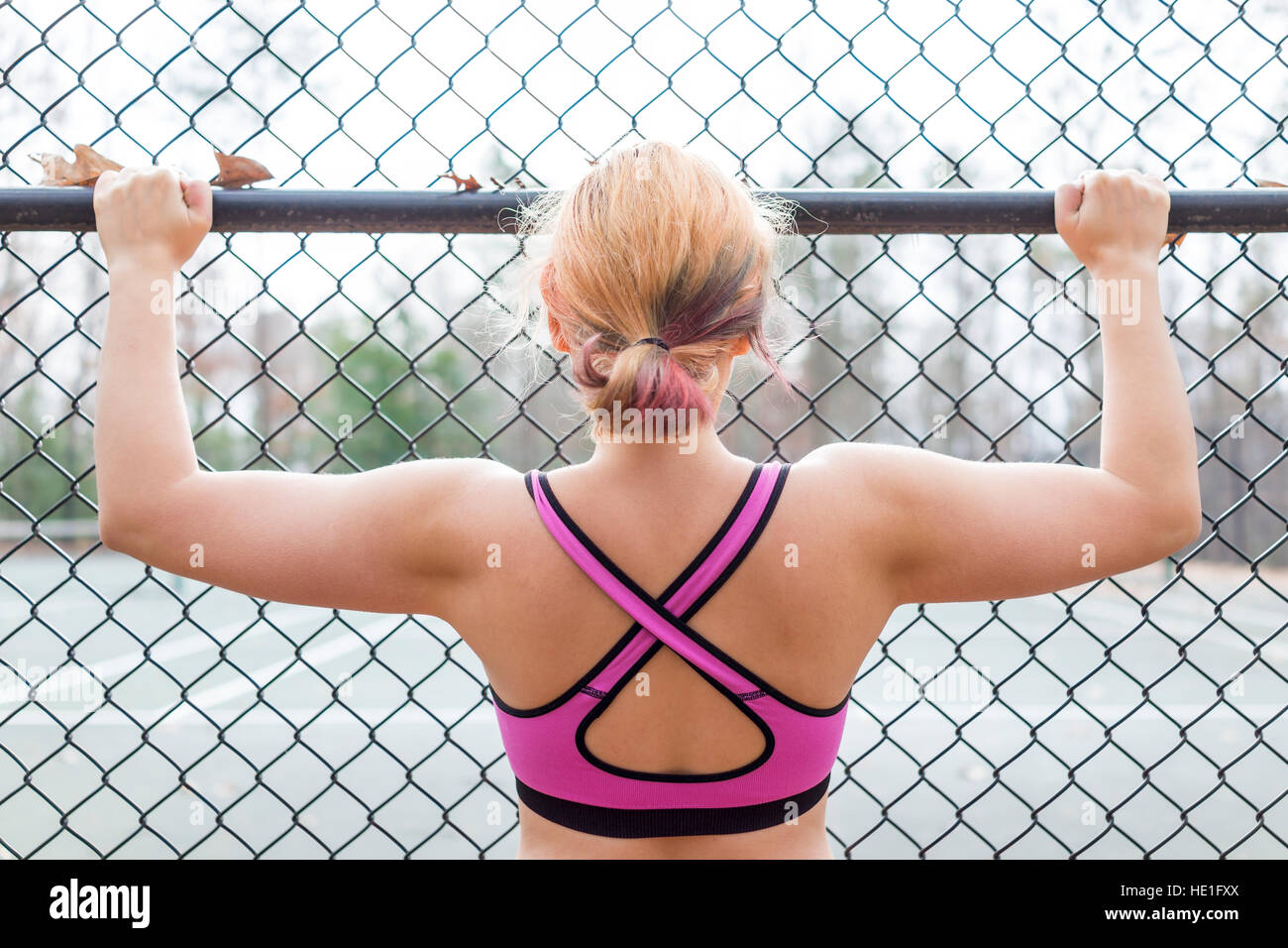 Biceps flexed hires stock photography and images Alamy