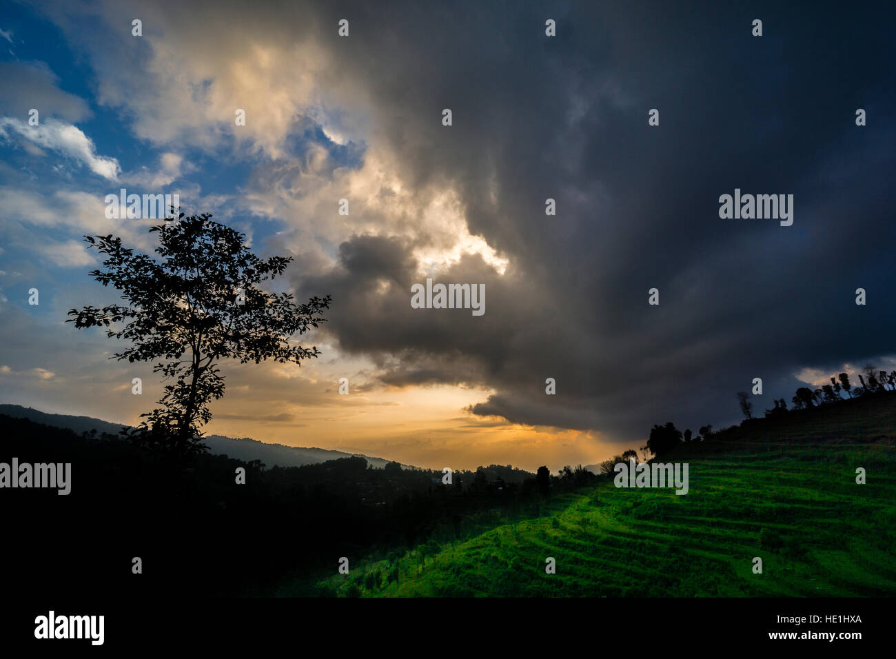 Nepal landscape hi-res stock photography and images - Alamy