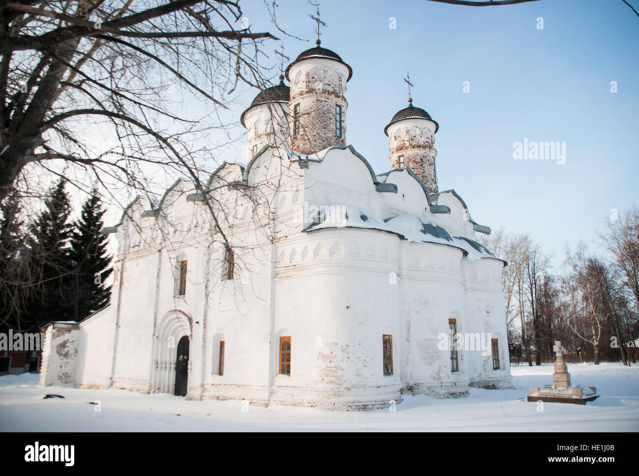 Rizopolozhensky monastery in Suzdal Stock Photo