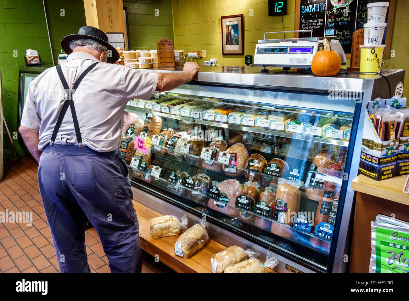 Sarasota Florida Pinecraft Amish community Yoder's Fresh Market Stock