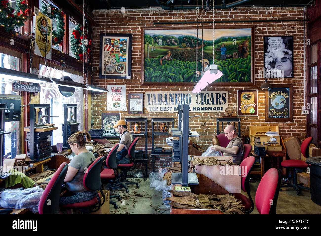 Tampa Florida,Ybor City,historic neighborhood,7th Avenue,Tabanero