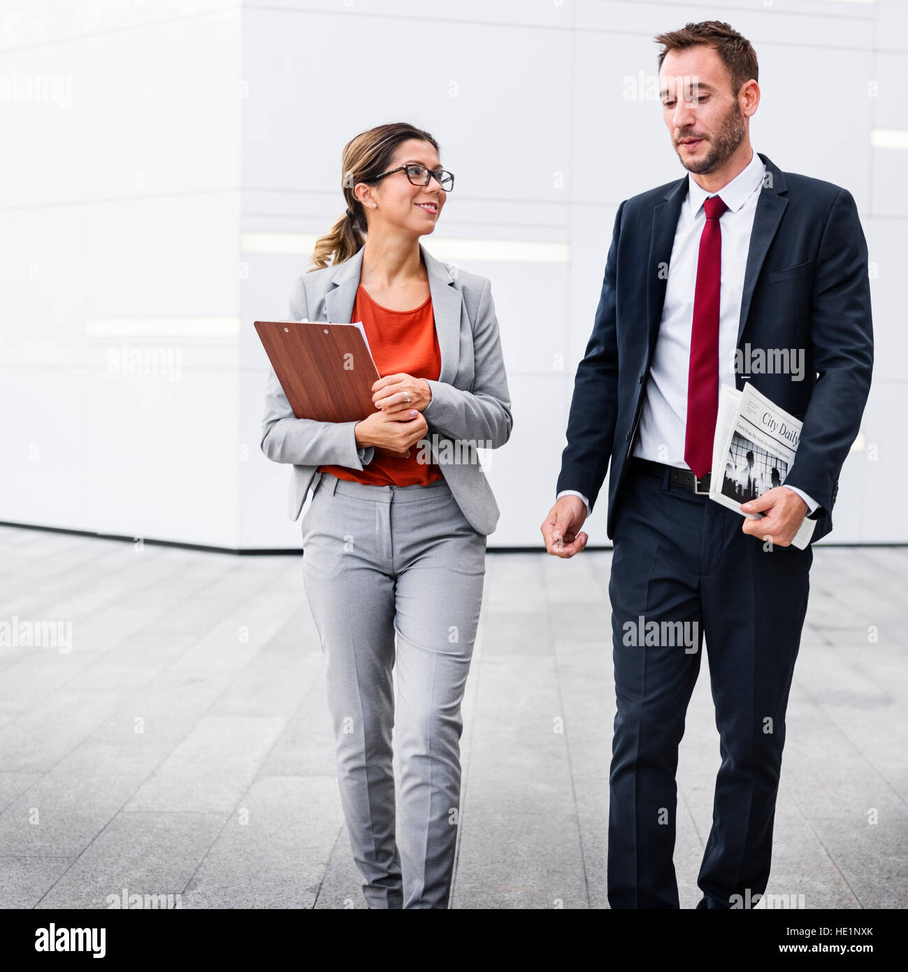 Business People Commuter Walking City Life Concept Stock Photo - Alamy