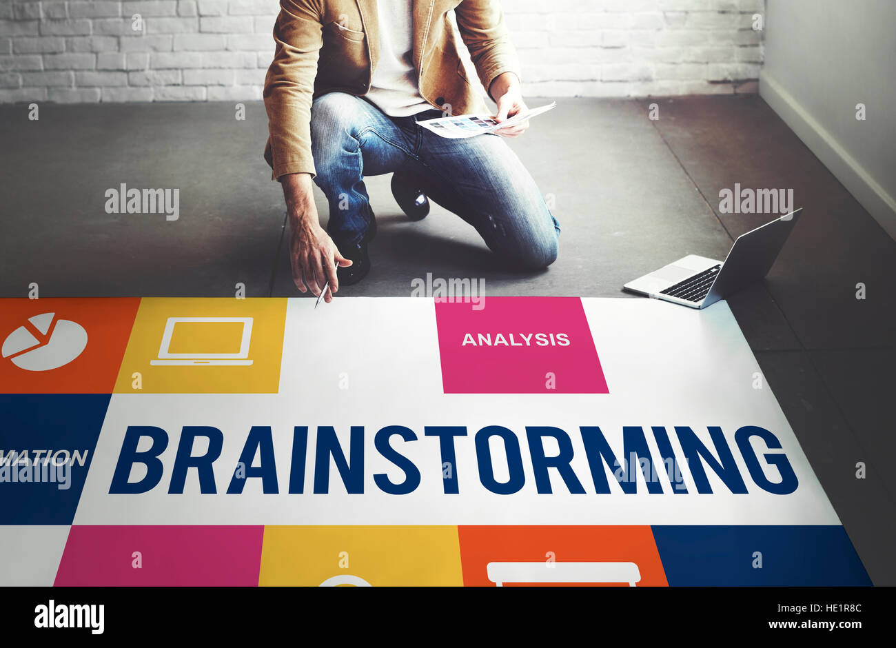 Discussion Corporate Presentation Strategy Concept Stock Photo Alamy