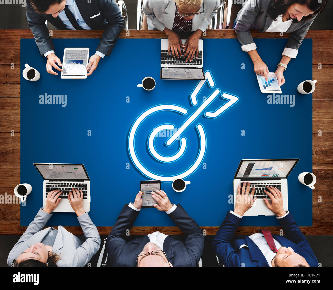 Selling Aim Target Goals Aim Aspiration Focus Vision Graphic Concept Stock Photo ...