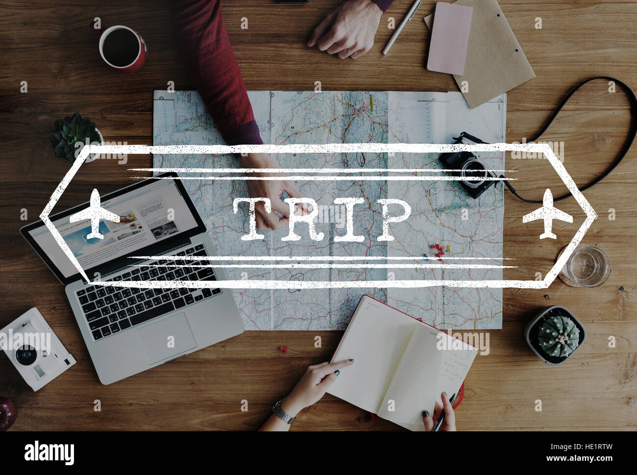 Adventure Break Holiday Trip Concept Stock Photo - Alamy