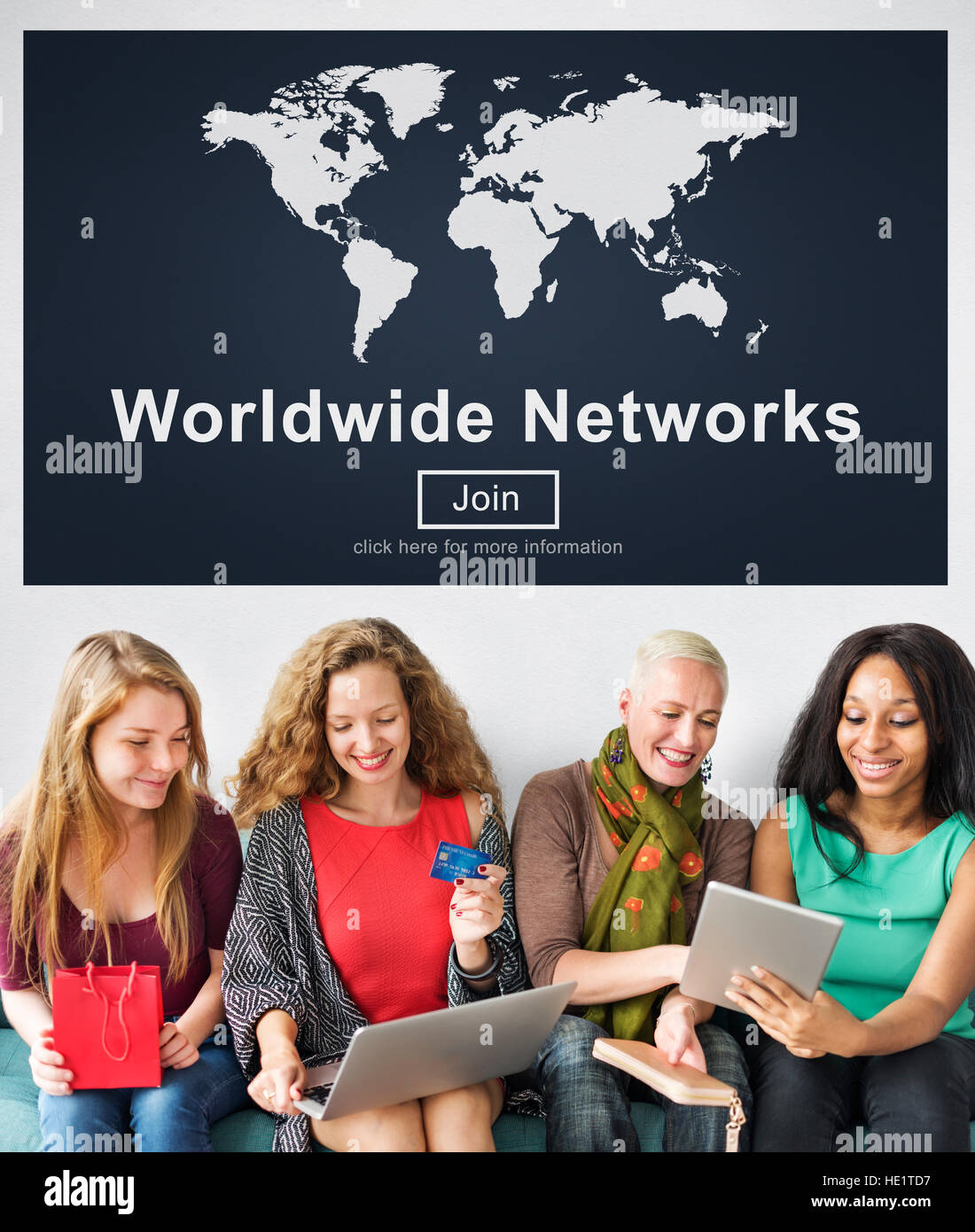 Worldwide Network Global Communication Concept Stock Photo