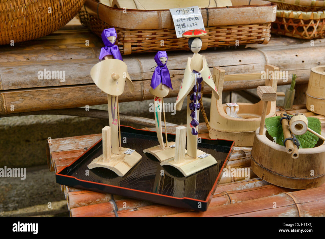 Japanese crafts, Kyoto, Japan Stock Photo Alamy