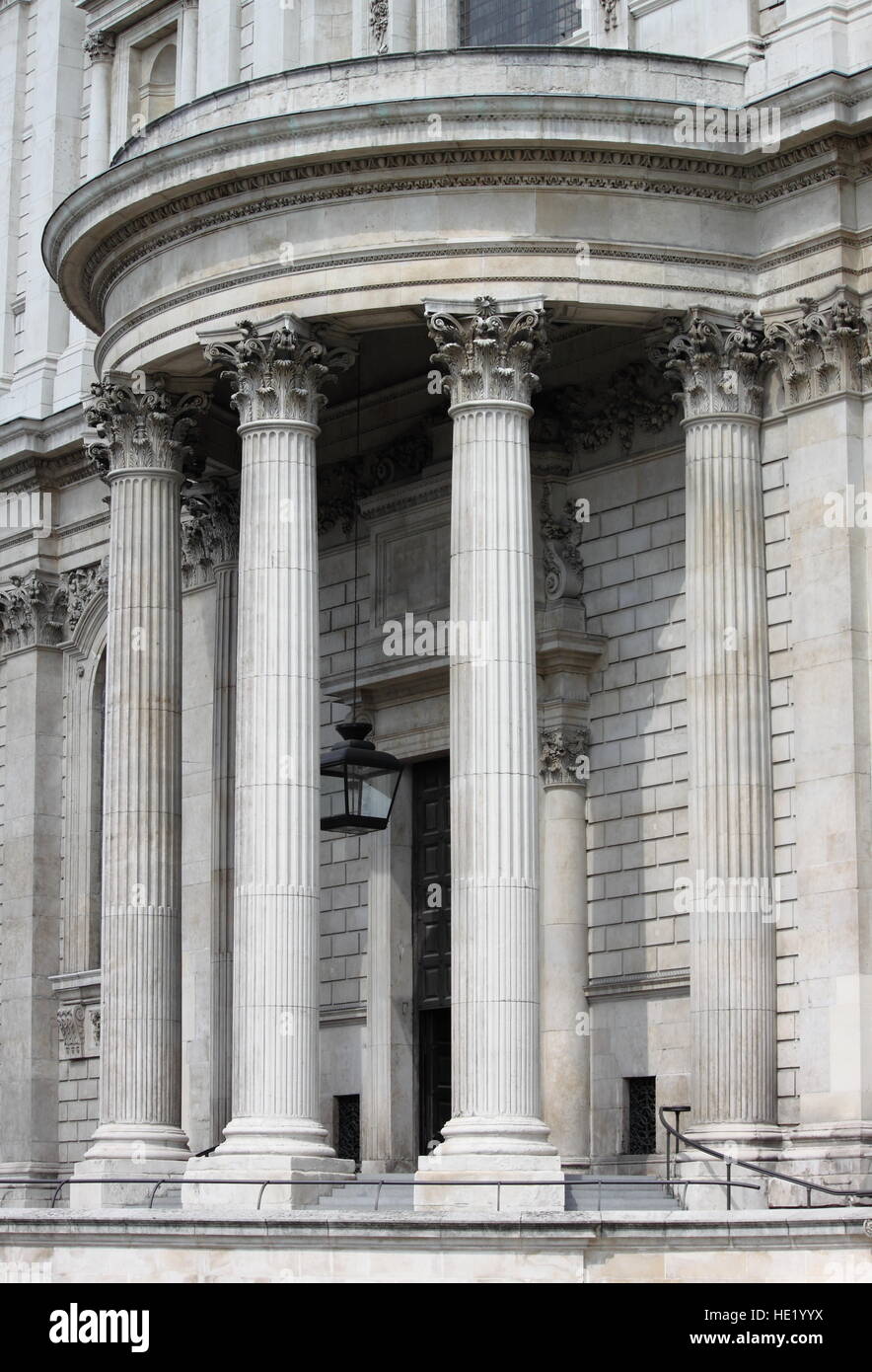 Neoclassical Palace in London, UK Stock Photo