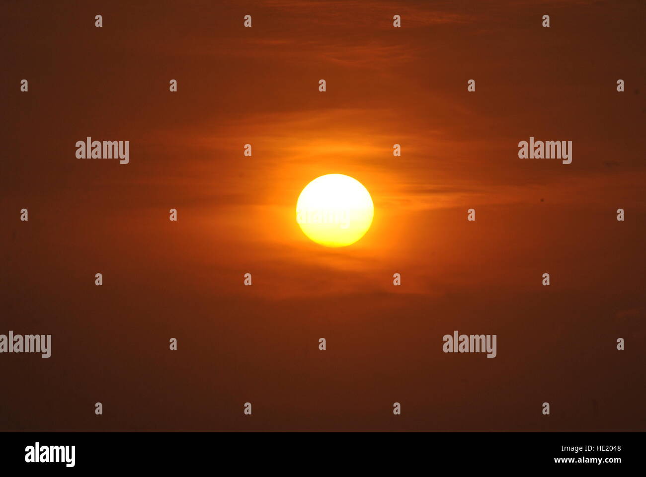 Sunset clouds in Thailand Stock Photo - Alamy