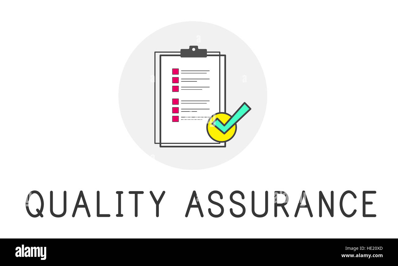 Quality Assurance Clipboard Icon Stock Photo Alamy