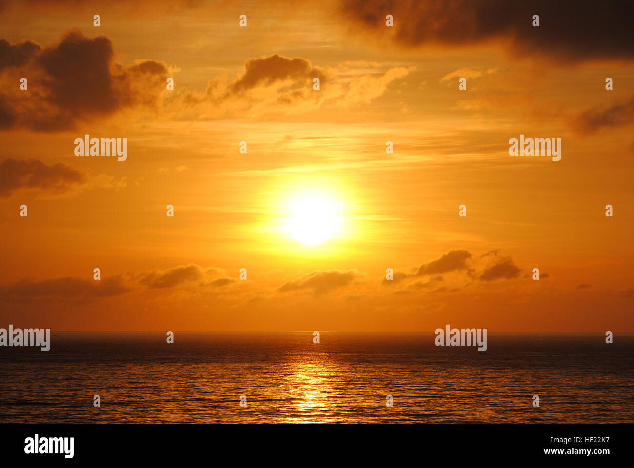 sunset in Thailand Stock Photo - Alamy