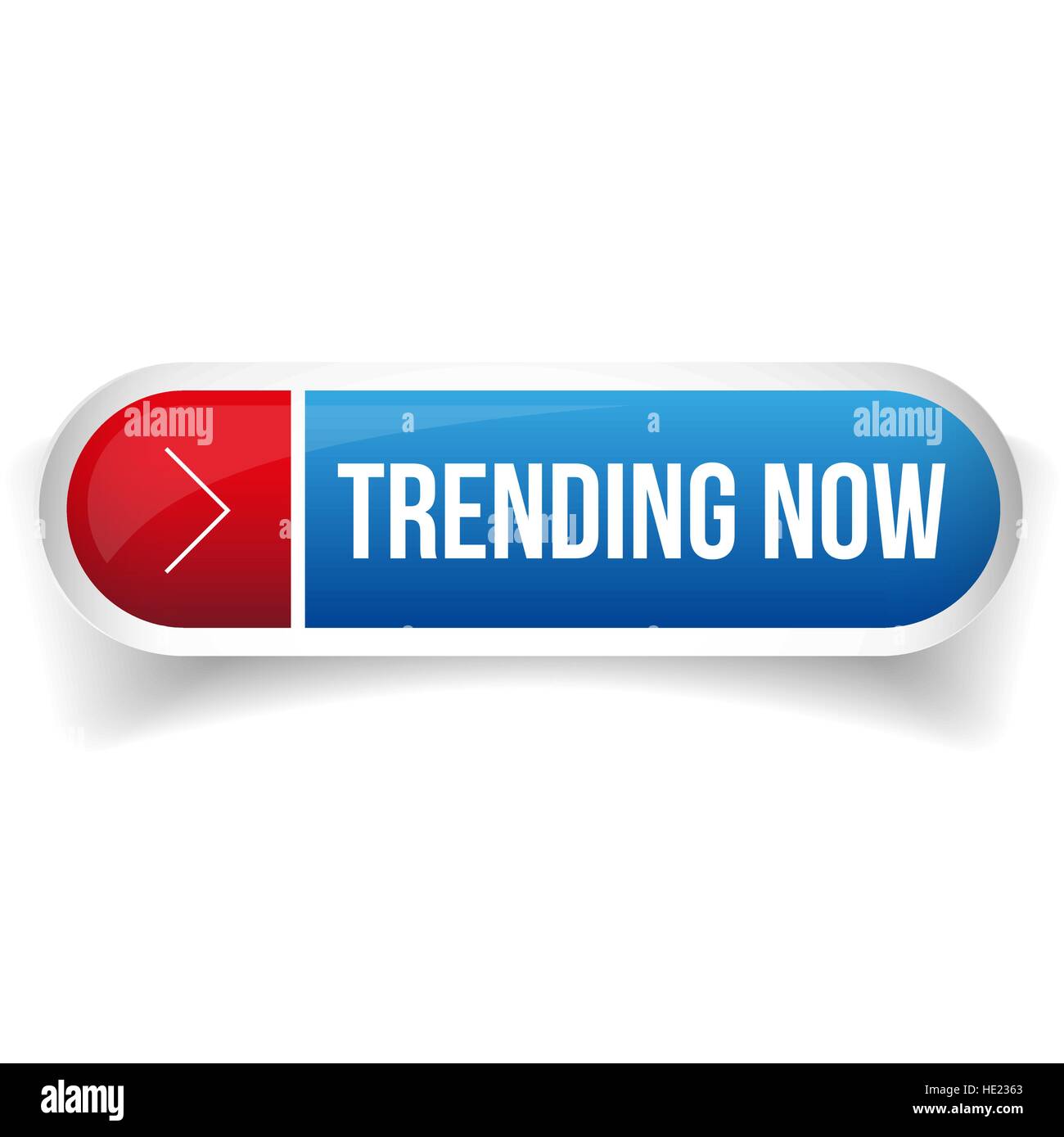 Trending Now button vector Stock Vector Image & Art - Alamy