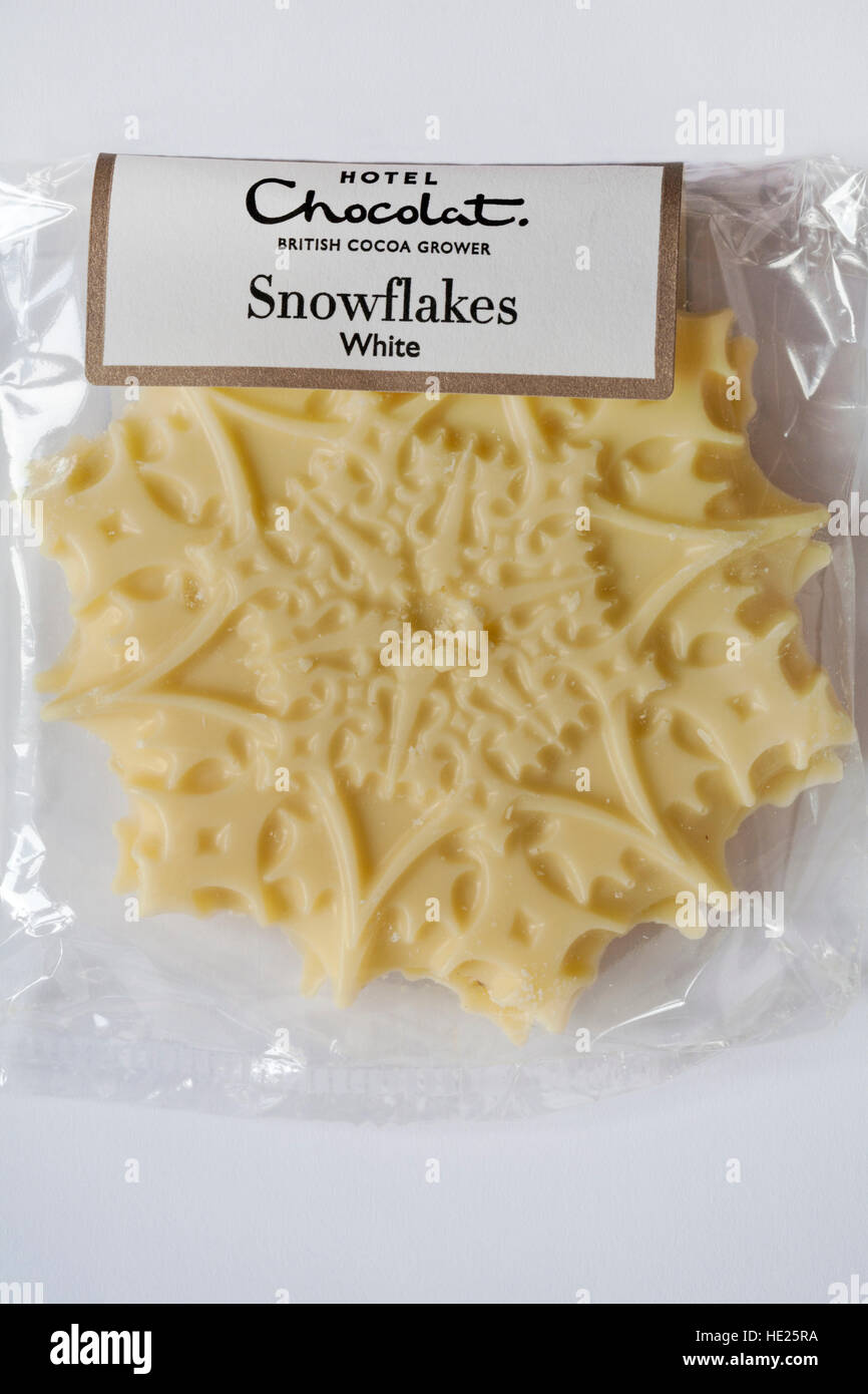 Chocolate Penguin Boxes Filled With White Chocolate Snowflakes