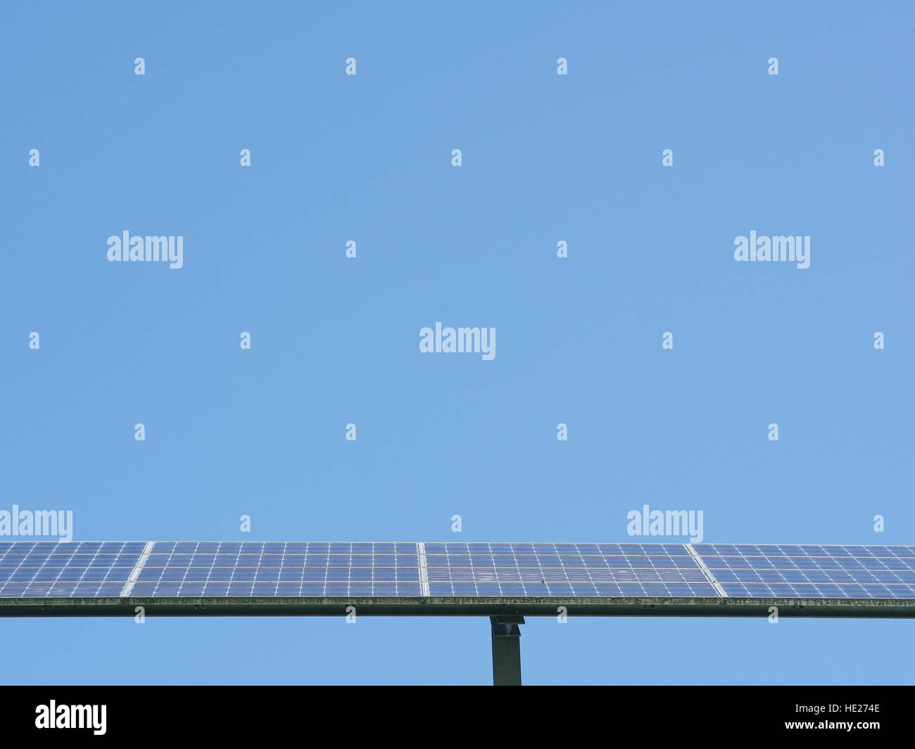 photovoltaic cell roof Stock Photo