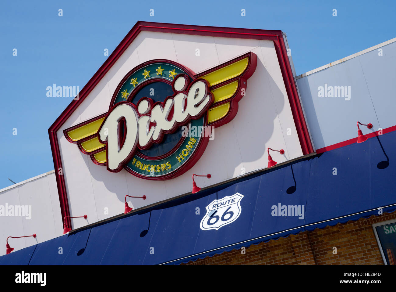 Dixie Truckers Home, McLean, Illinois, USA Stock Photo Alamy