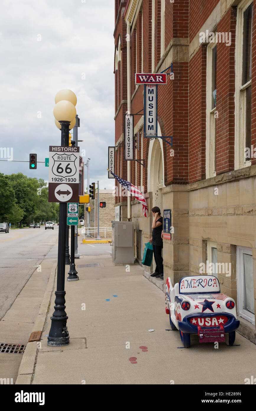 Route 66 museum illinois hi-res stock photography and images - Alamy