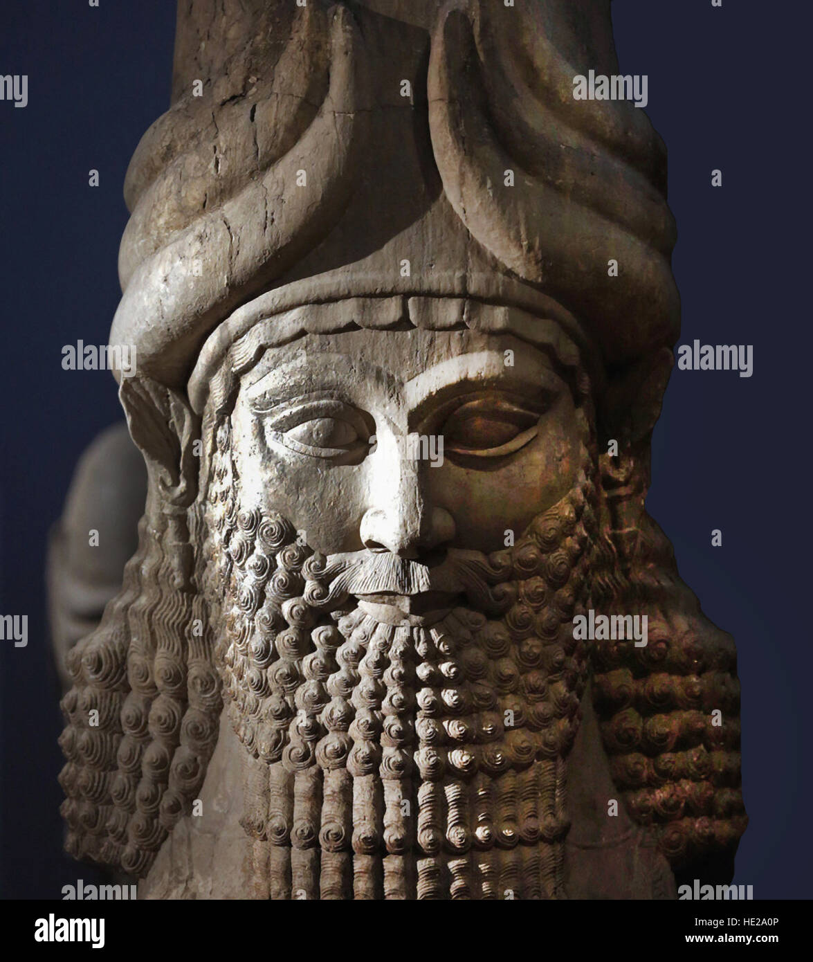6019. Nebuchadnezzar II was an Assyrian king of the Neo-Babylonian Empire, who reigned c. 605 BC – 562 BC. The destruction of Jerusalem's temple are a Stock Photo