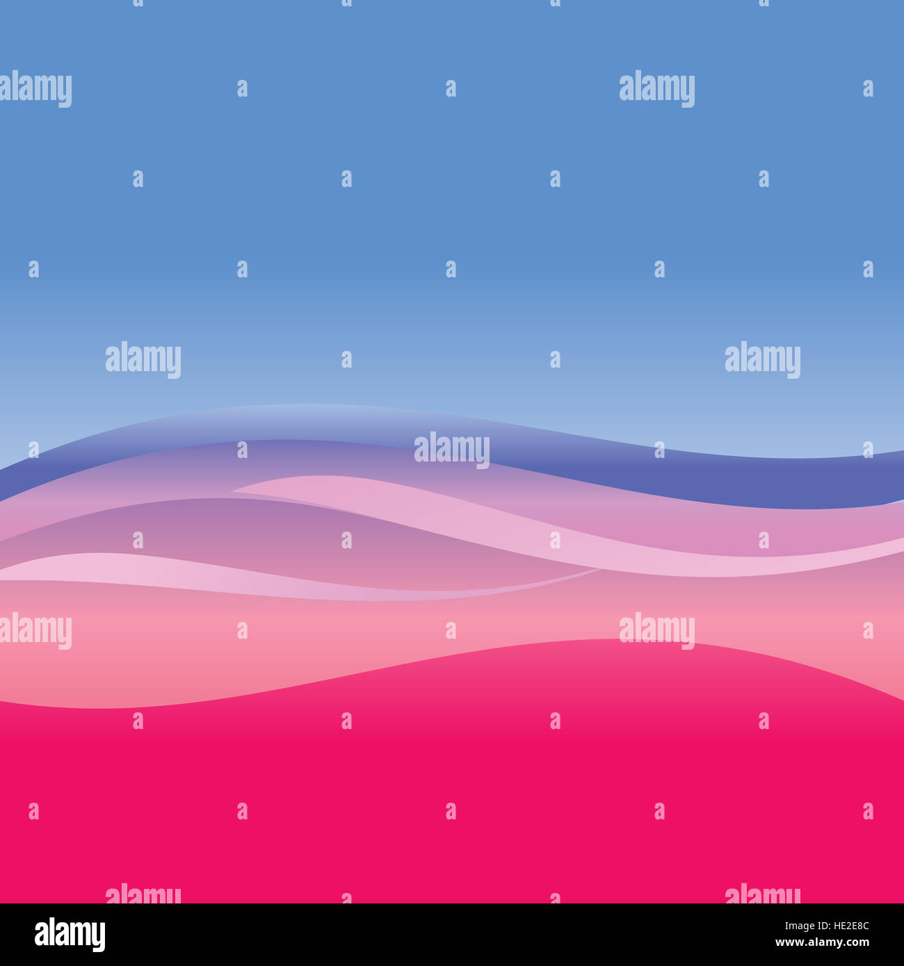blue and red abstract vector waves Stock Photo - Alamy