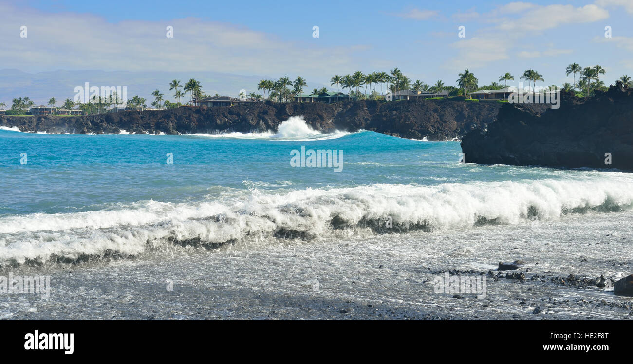 ocean seen from Mauna Lani beach Big Island of Hawaii Stock Photo Alamy