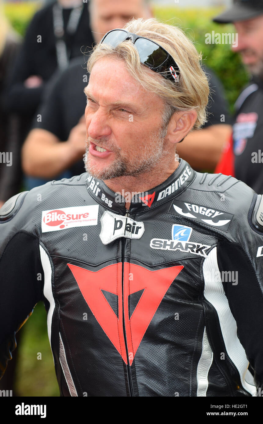 Champion motorcycle racer carl fogarty hi-res stock photography and