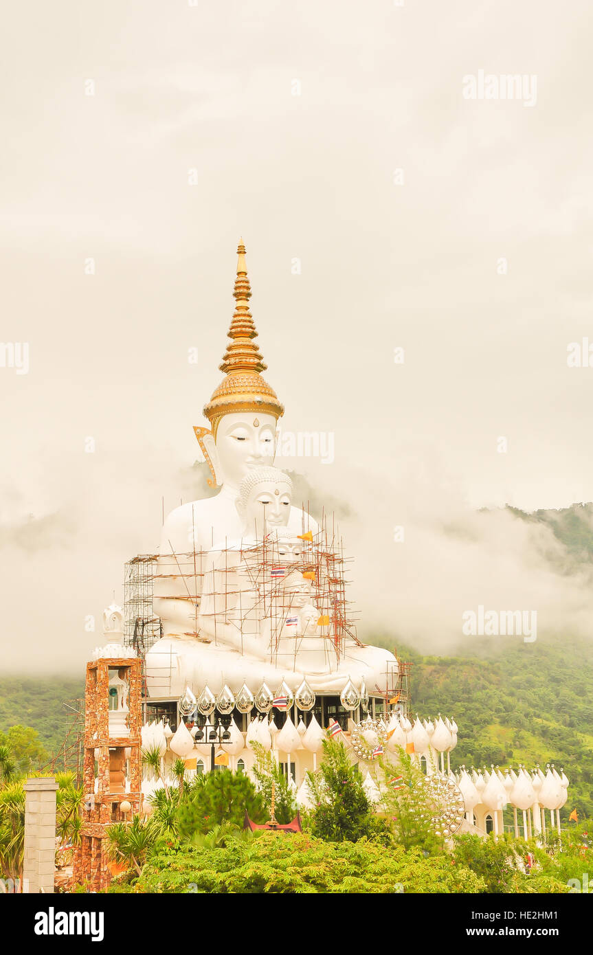 Buddha image at temple in Thailand Stock Photo