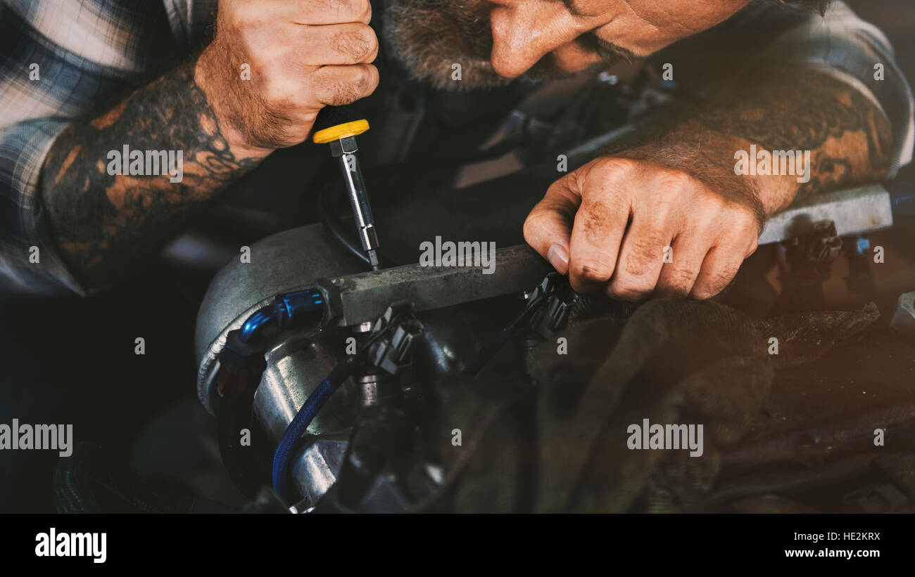 Mechanical Technique Professional Automotive Concept Stock Photo Alamy