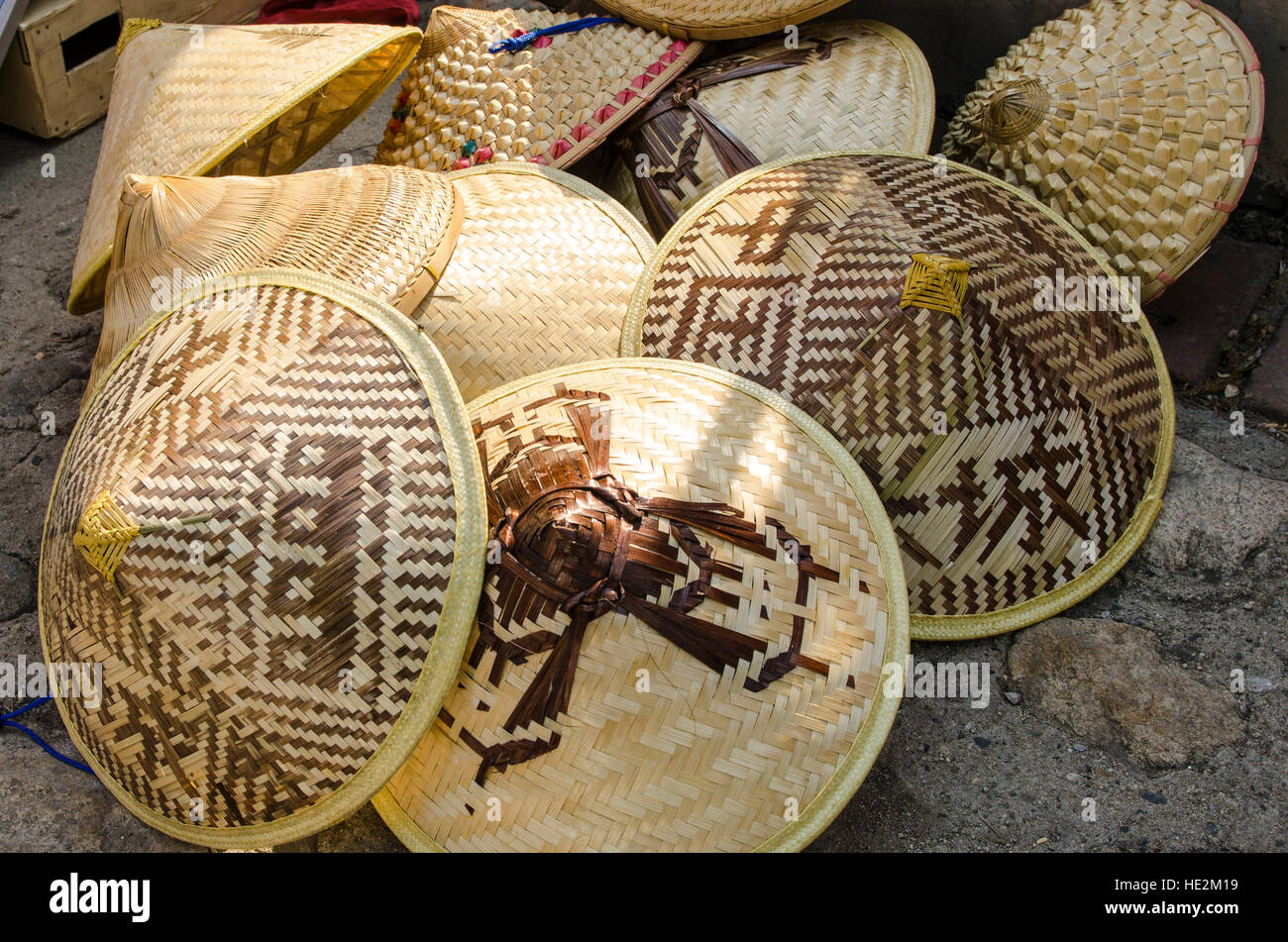 Souvenir hats at the original Mutianyu section of the Great Wall, Beijing, China Stock Photo Alamy