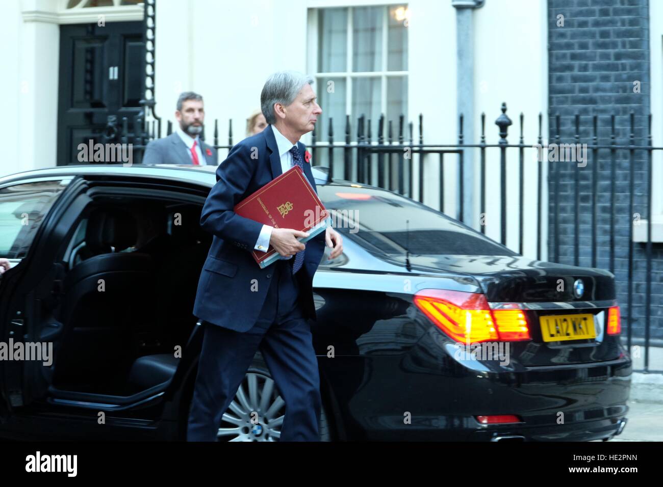 Chancellor Philip Hammond arrives at Downing St  Featuring: Philip Hammond Where: London, United Kingdom When: 02 Nov 2016 Stock Photo