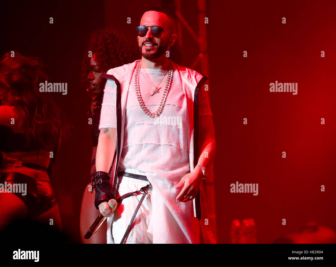 Yandel Performing Live In Concert At The Hammerstein Ballroom As Part 