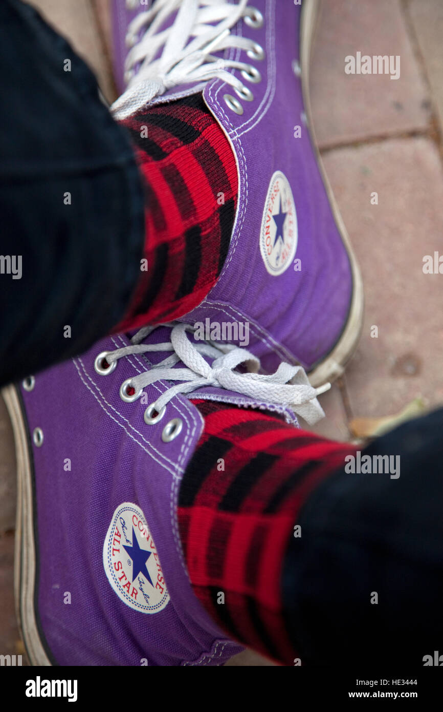 Converse chuck taylor high hi-res stock photography and images - Alamy