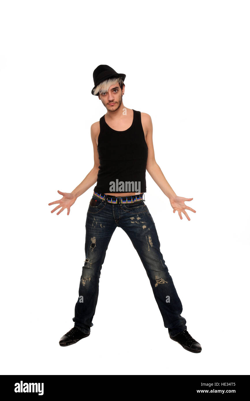 black hat guy