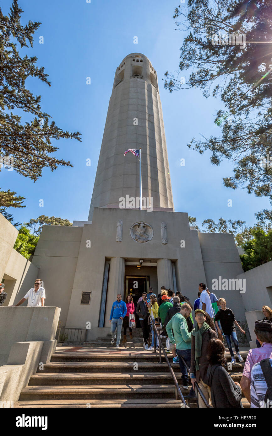 The Coit Tower Stock Photo - Alamy