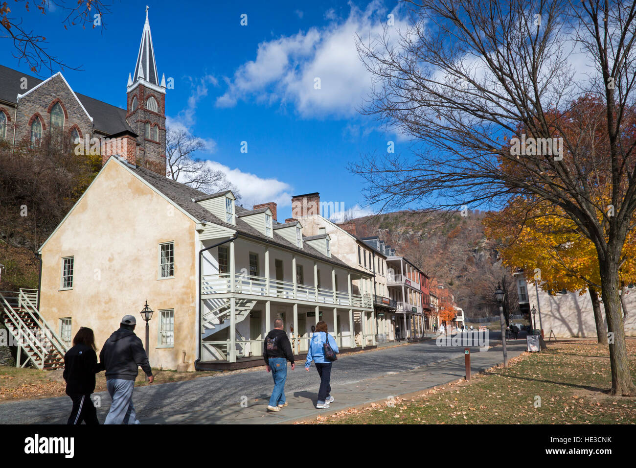Harpers Ferry, WV Harpers Ferry National Historical Park Stock Photo