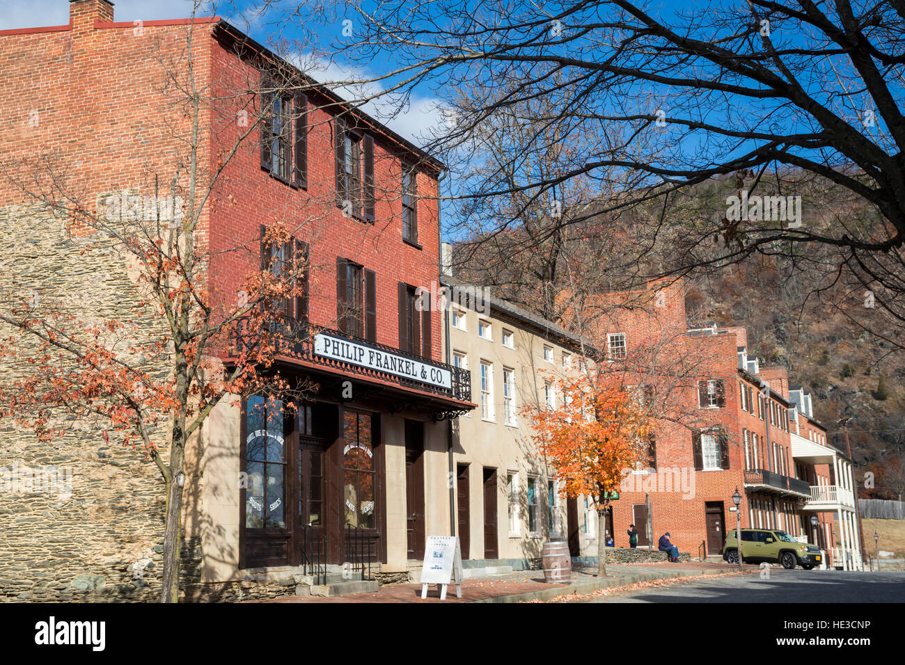 Harpers Ferry, WV Harpers Ferry National Historical Park Stock Photo