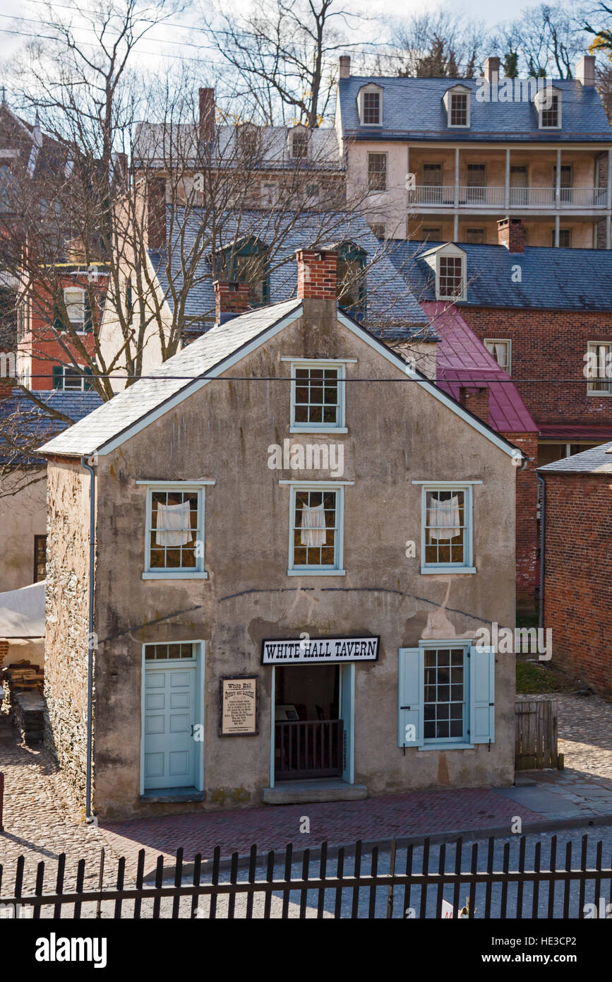 Harpers Ferry, WV White Hall Tavern in Harpers Ferry National Historical Park Stock Photo Alamy