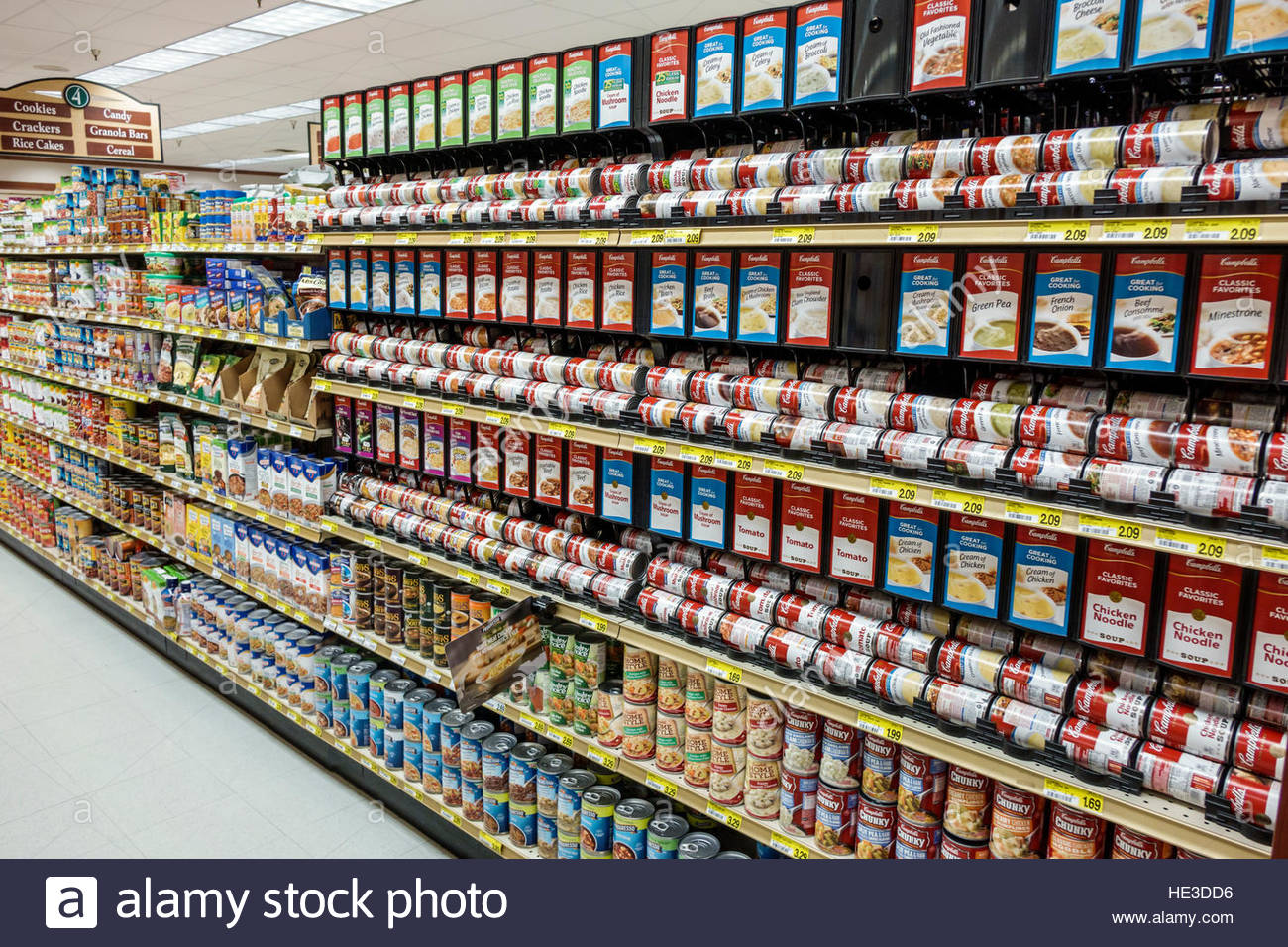 Sanibel Island Florida Jerry's Foods Supermarket Grocery Store Stock 