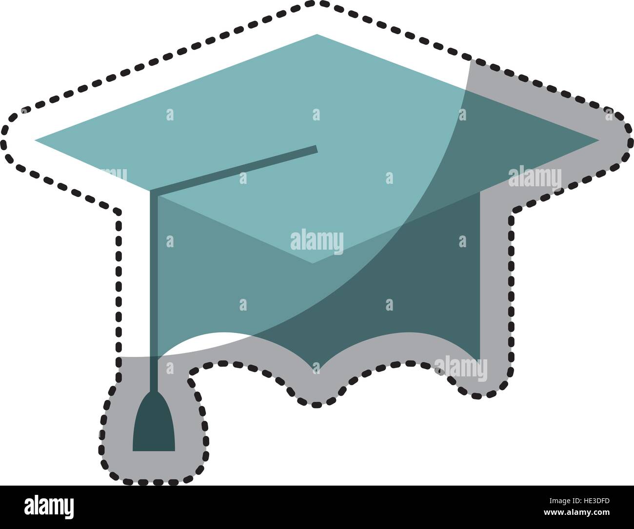 hat graduation isolated icon vector illustration design Stock Vector ...