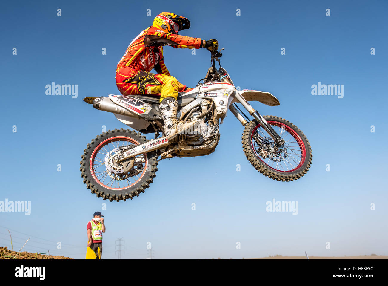 Motorocross Rider motocross rider in the race Stock Photo - Alamy