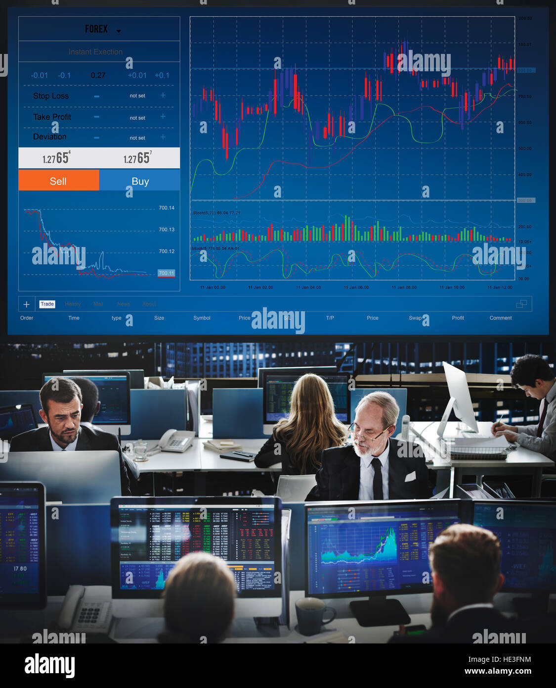 Trade chart hi-res stock photography and images - Alamy