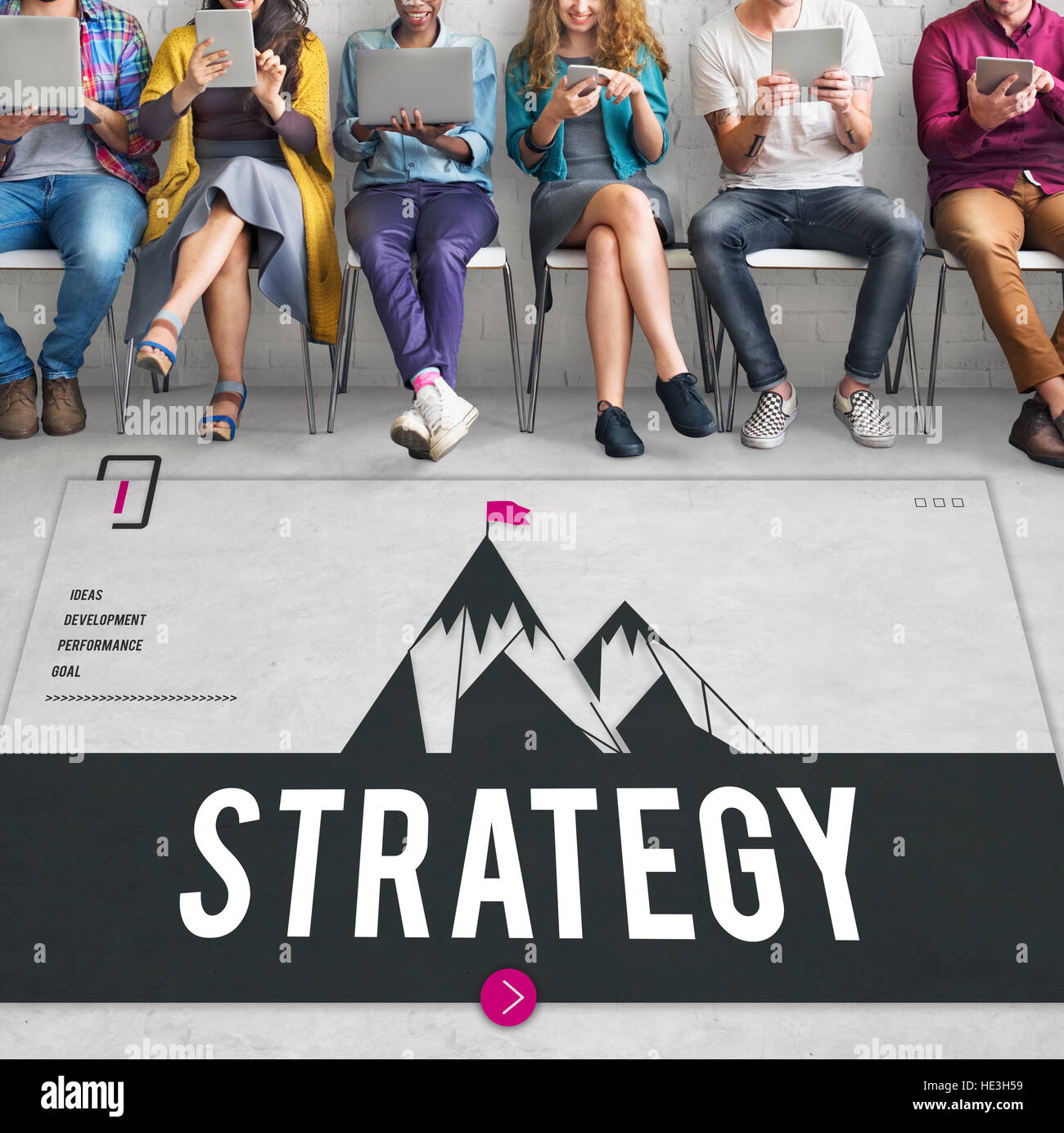 Challenge Target Improvement Strategy Concept Stock Photo - Alamy